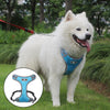 Soft Harness Vest Pet Harness Easy Control Comfortable for Large Medium Dogs Light Blue L