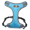 Soft Harness Vest Pet Harness Easy Control Comfortable for Large Medium Dogs Light Blue L