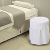 Beauty Salon Round Chair Cover Elastic Cover for Home Spa Dorm White