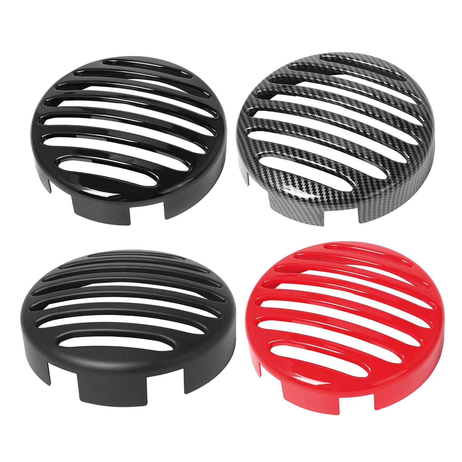 Round Headlight Grill Cover Guard for Honda Rebel CMX 500 17-19 Accessories Bright Black