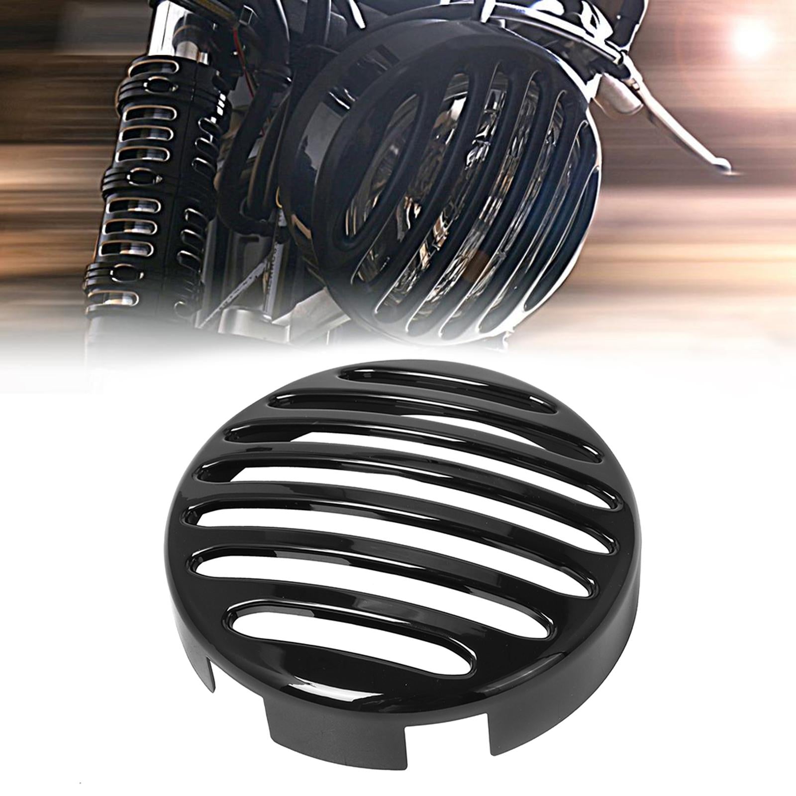 Round Headlight Grill Cover Guard for Honda Rebel CMX 500 17-19 Accessories Bright Black