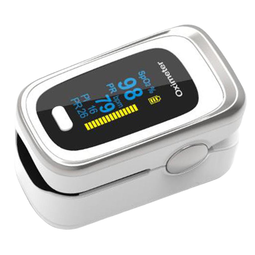 Pro Fingertip Pulse Oximeter Blood Oxygen Sensor SpO2 Monitor Heart Rate White