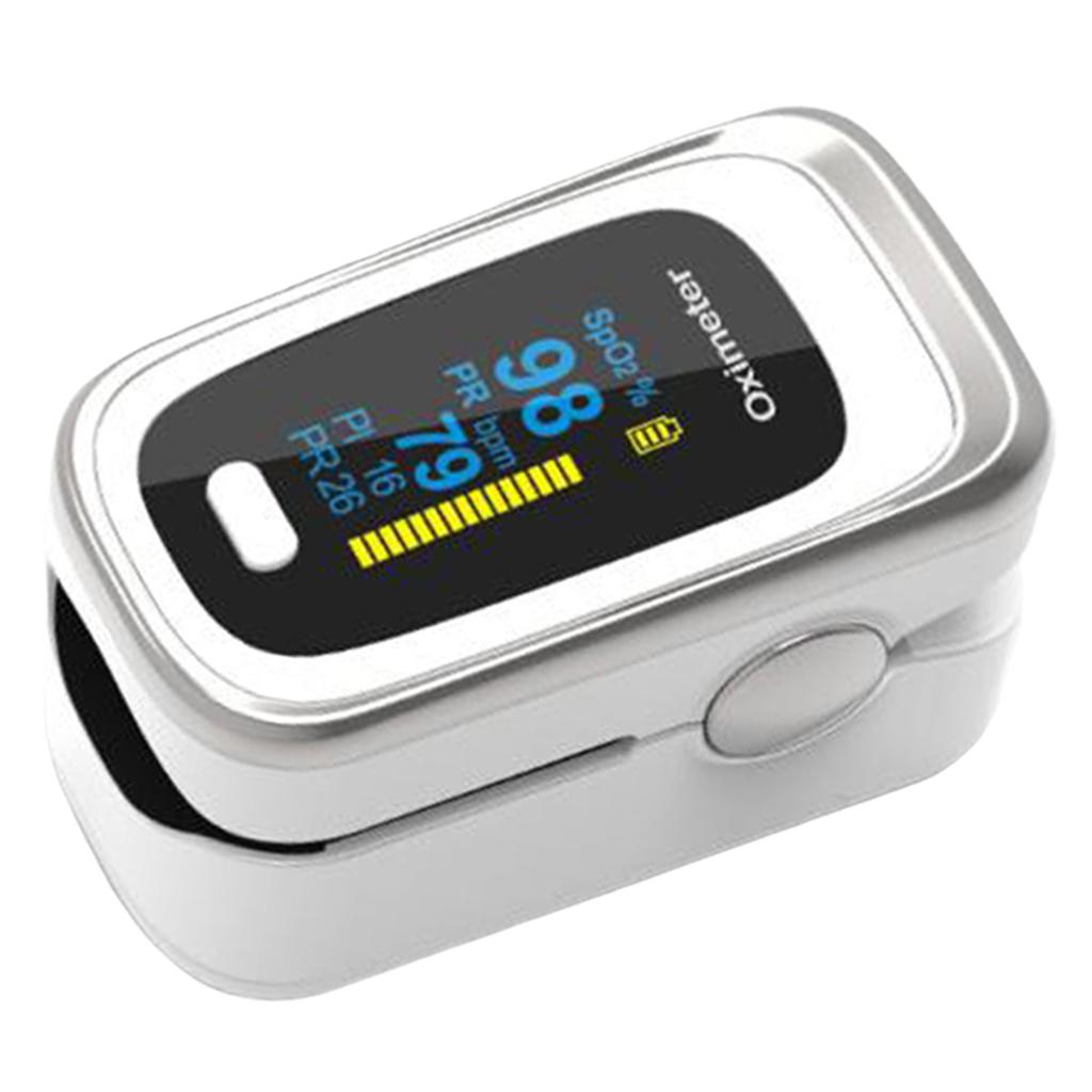 Pro Fingertip Pulse Oximeter Blood Oxygen Sensor SpO2 Monitor Heart Rate White