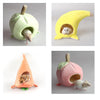 Apple Shape Small Pet Nest Hamster Bed Hammock Warm Cave House Pink