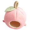 Apple Shape Small Pet Nest Hamster Bed Hammock Warm Cave House Pink