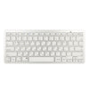 Silver Mini Korean 78 Keys Wireless Bluetooth Keyboard for iPad