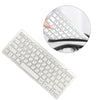 Silver Mini Korean 78 Keys Wireless Bluetooth Keyboard for iPad