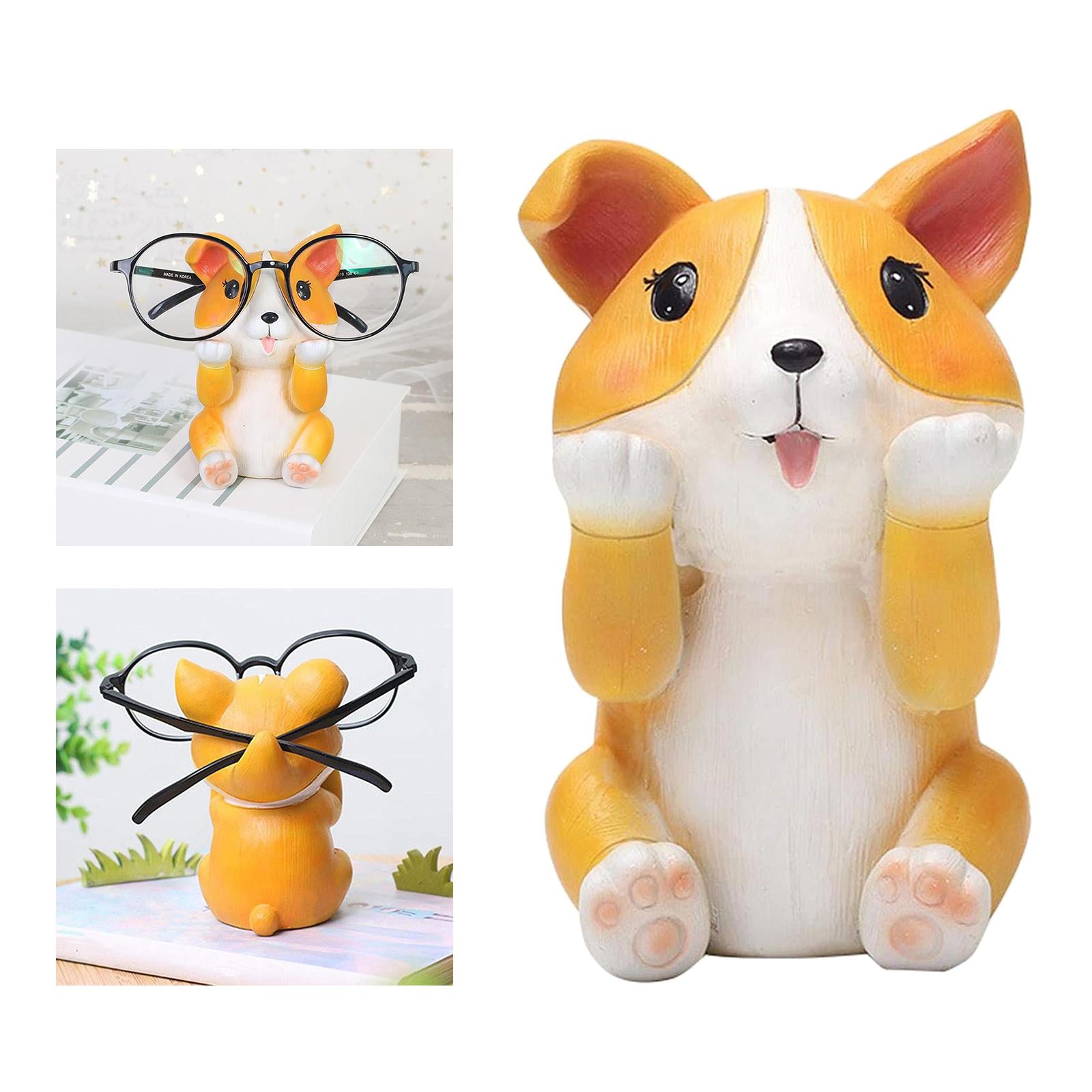 Reading Glasses Holder Spectacle Eyeglasses Display Stand Gifts Corgi