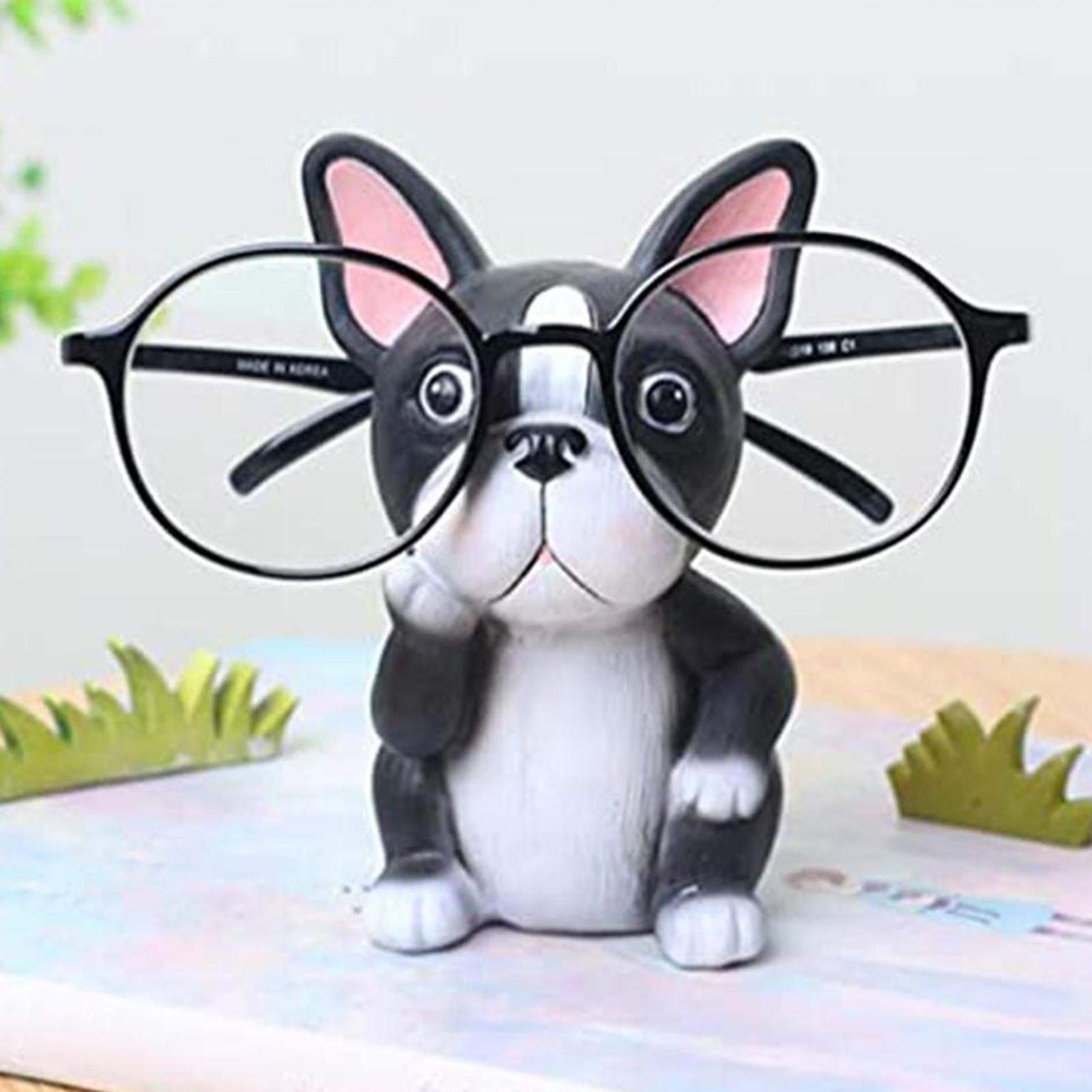 Reading Glasses Holder Spectacle Eyeglasses Display Stand Gifts Bulldog