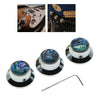 3pcs Guitar Control Knob Volume Knobs for Electric Guitar Instrument Chrome