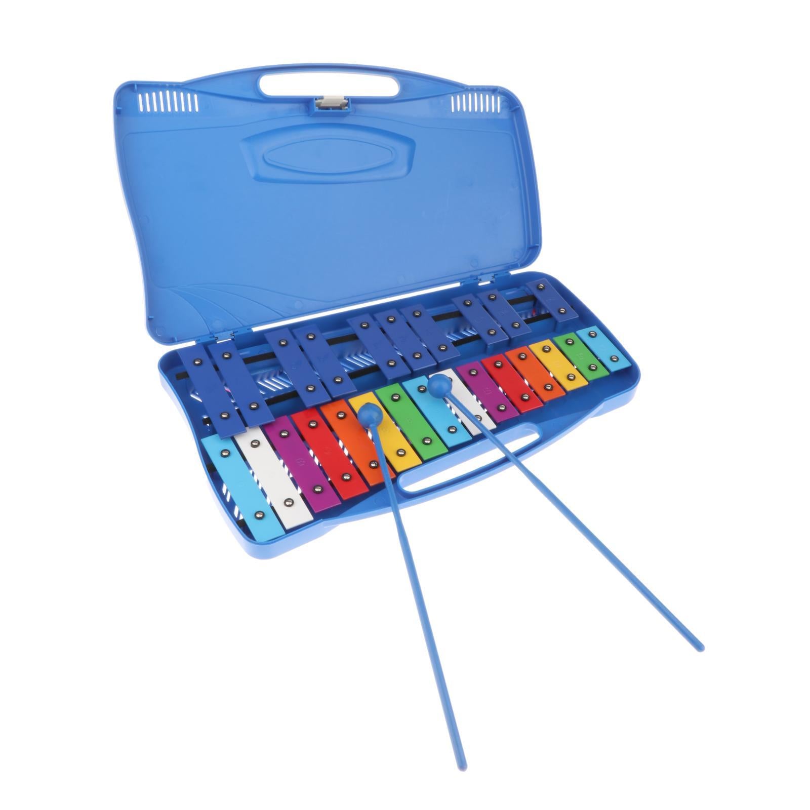 Glockenspiel Xylophone Percussion Musical Instrument Educational Toys Blue