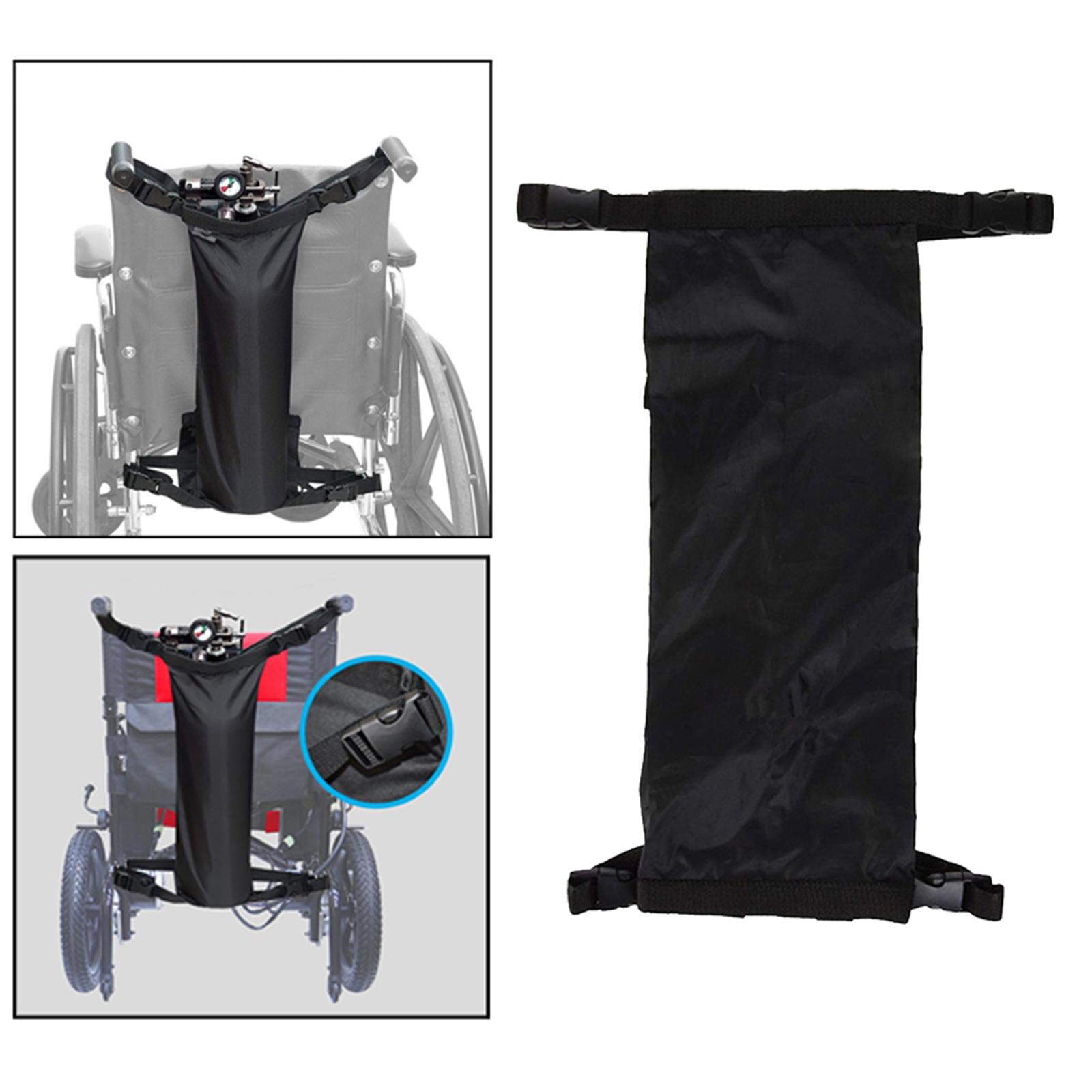 Oxford Cloth Oxygen Cylinder Bag for Wheelchairs D &E Cylinders Heavy Duty