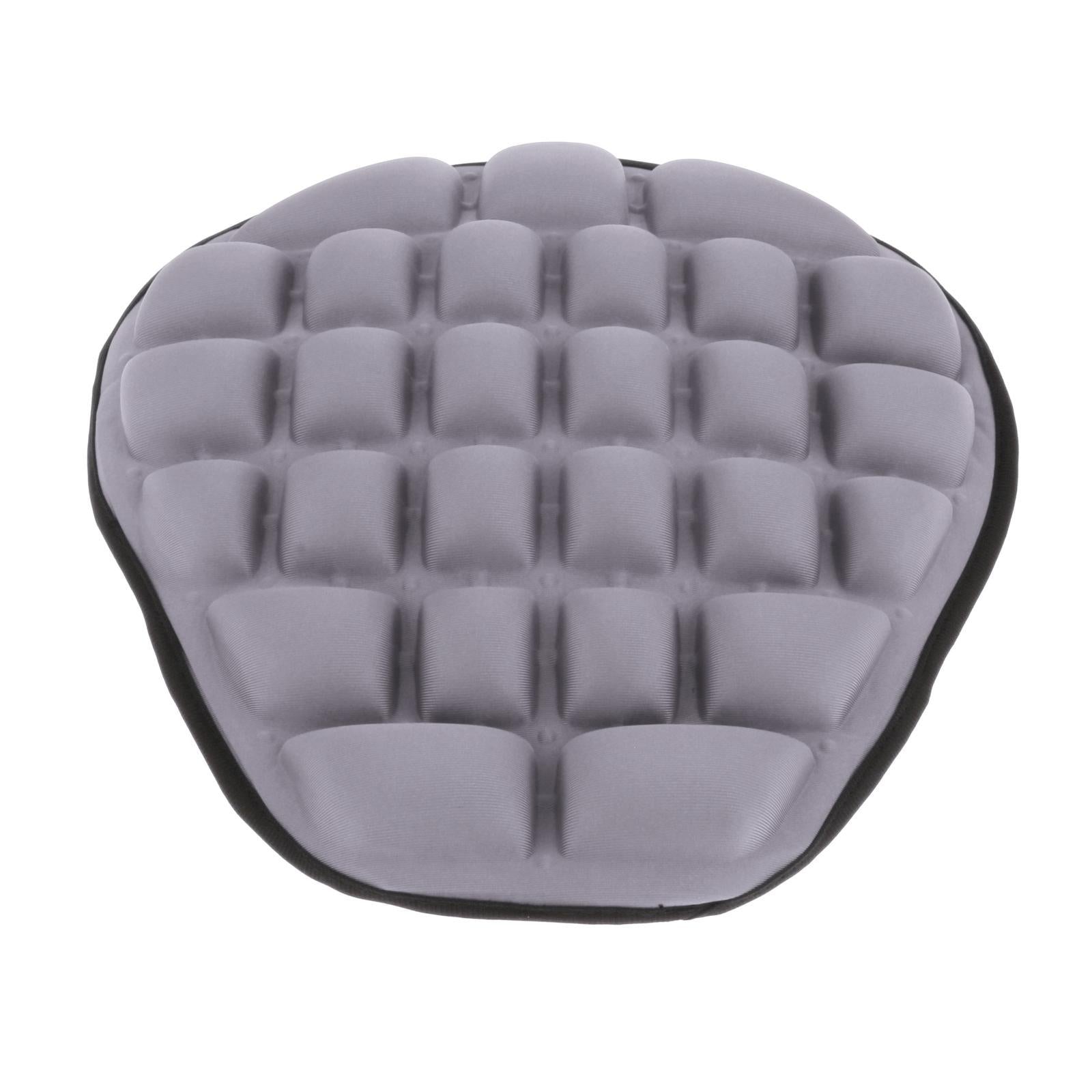 Motorcycle Bikes 3D Seat Cushion Pressure Relief Universal for Cruiser Grey