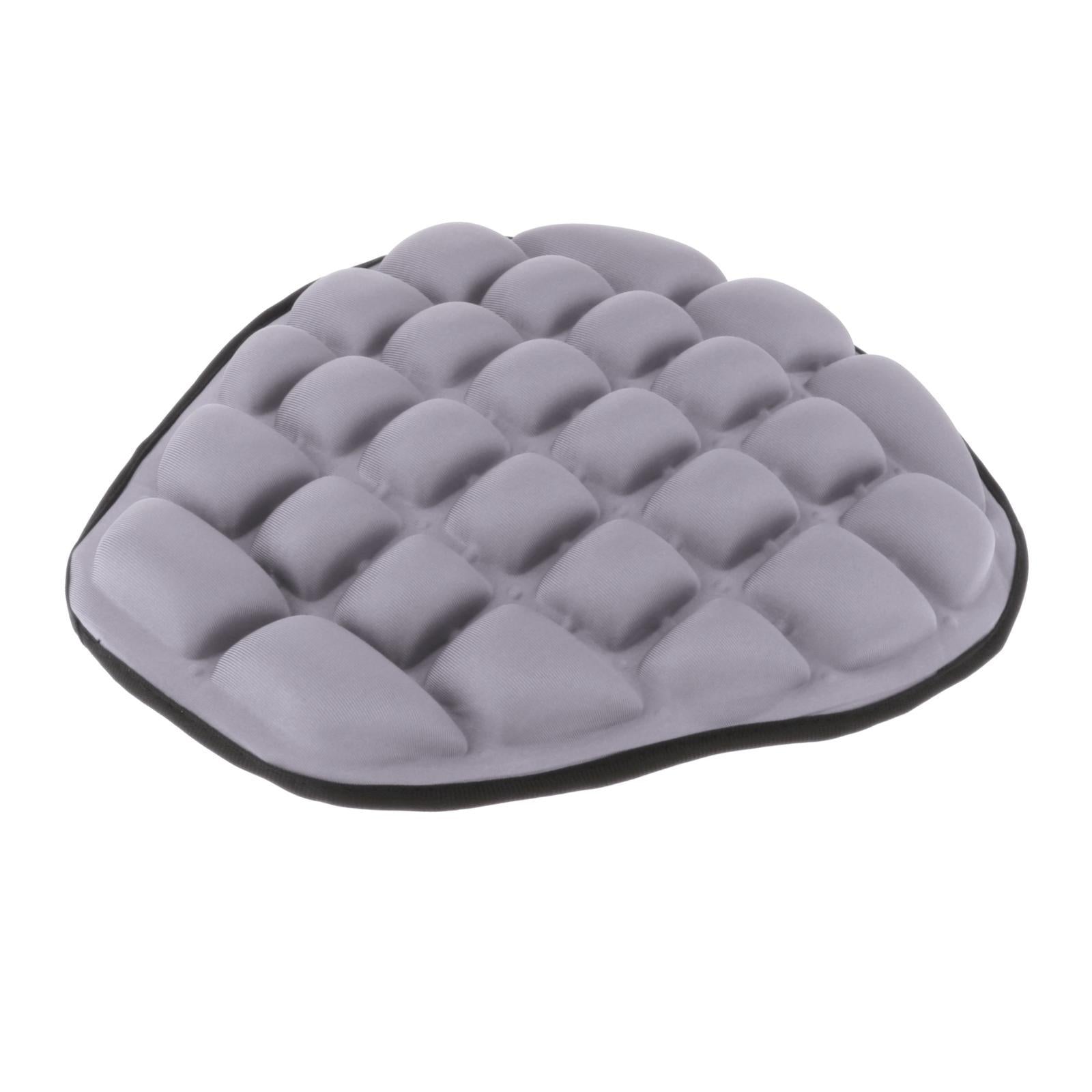 Motorcycle Bikes 3D Seat Cushion Pressure Relief Universal for Cruiser Grey