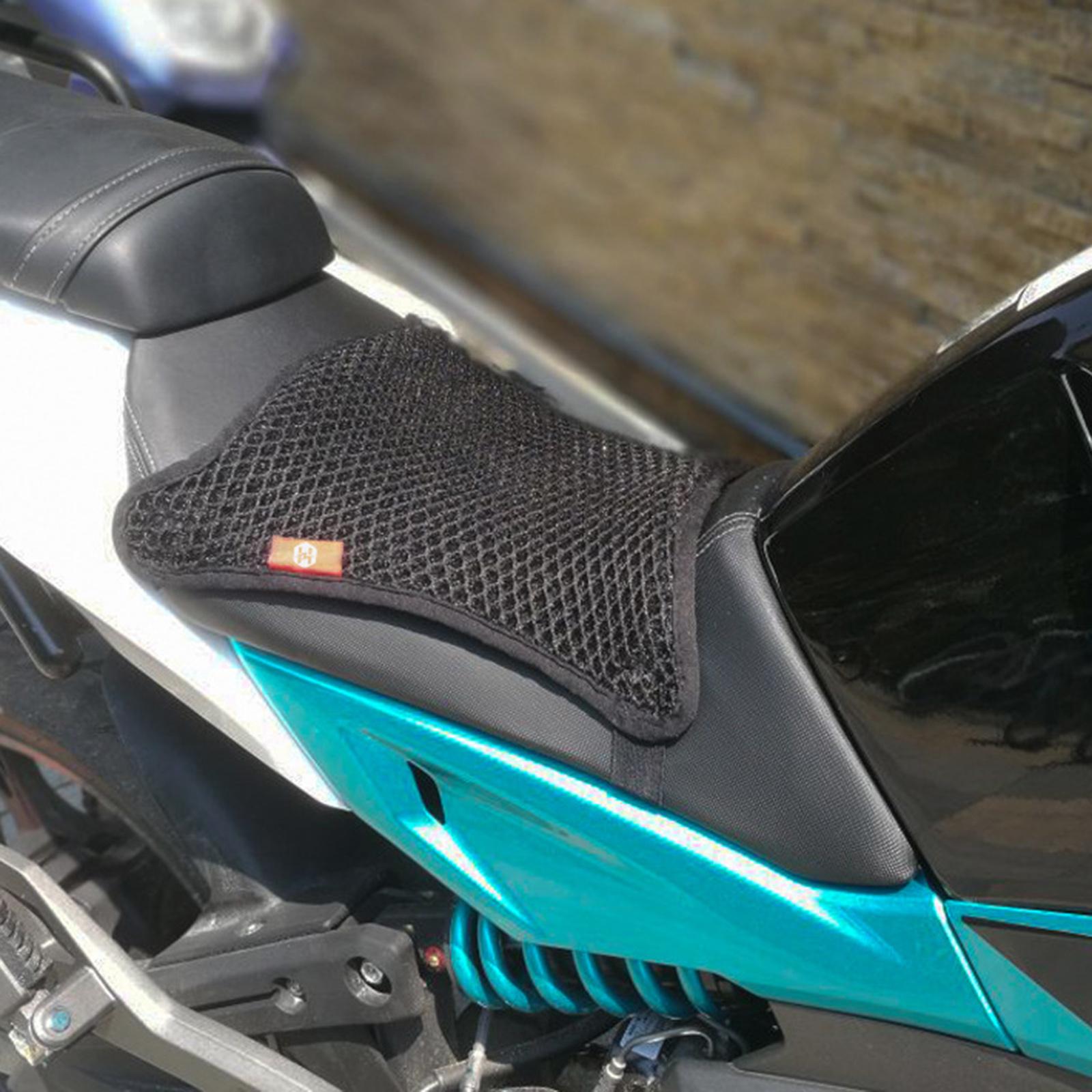 Cool Sunproof Motorcycle Seat Cushion Breathable Cruiser  Double layer XL