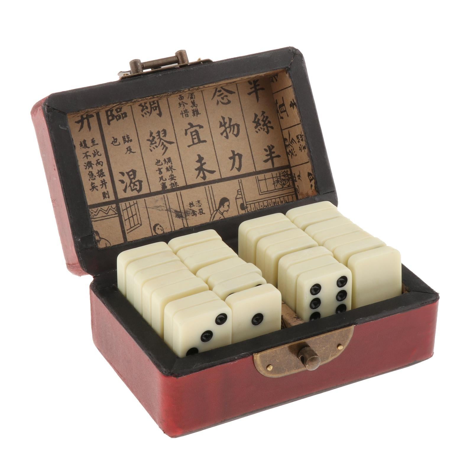 Double Six Dominoes Set Traditional Classic Recreational Family Table Game