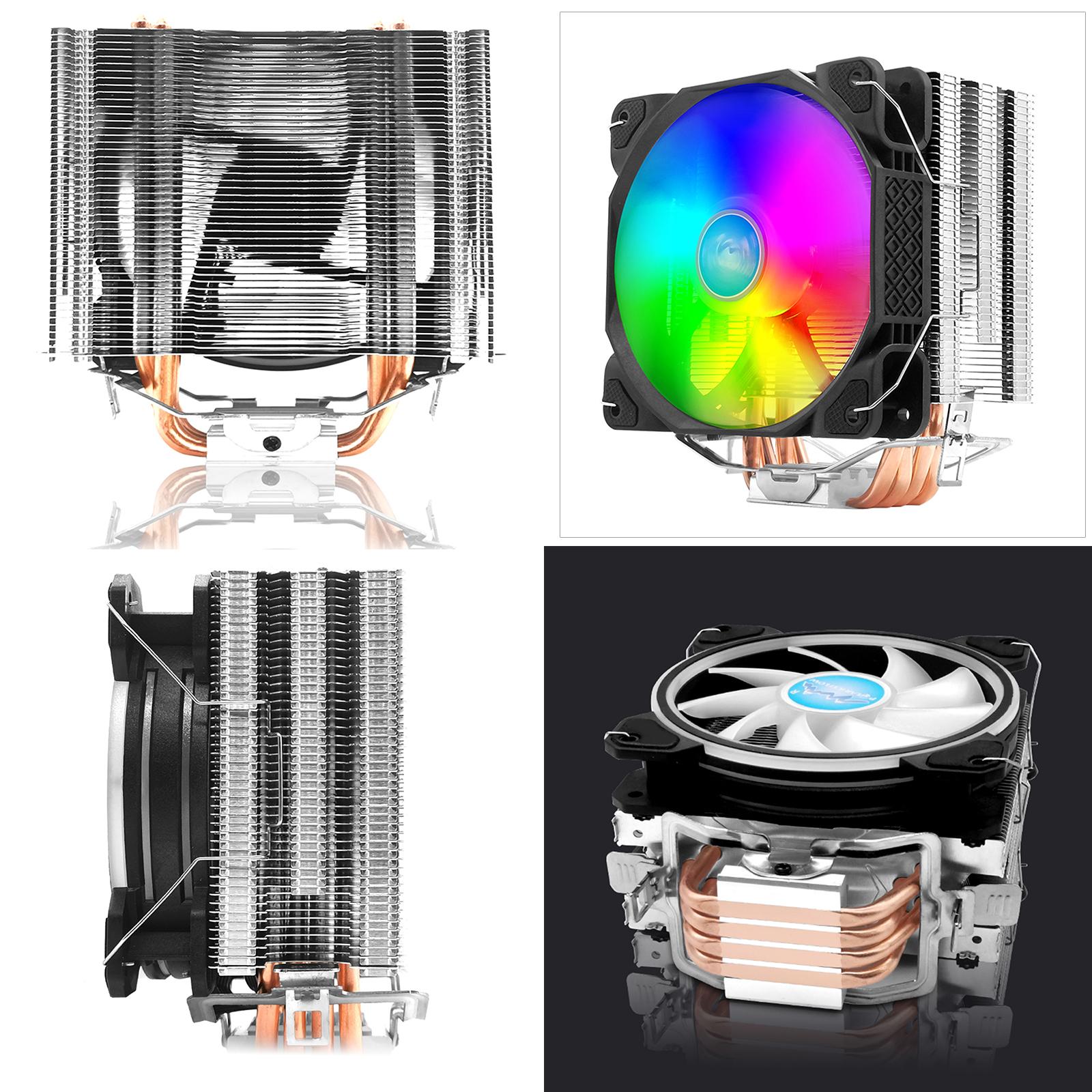 CPU Cooler Heatsink RGB Fans Replace for AMD FM1 AM3 Platforms Professional