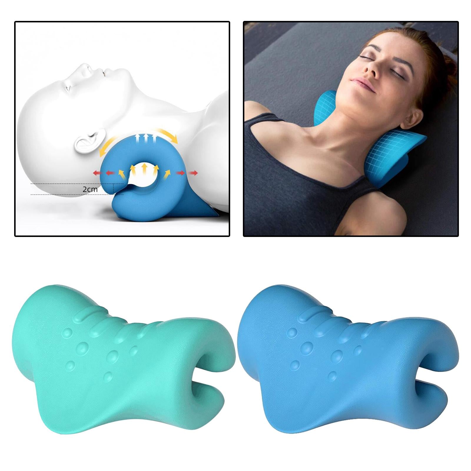 Portable Neck Stretcher Neck Traction Device Management Simple Blue