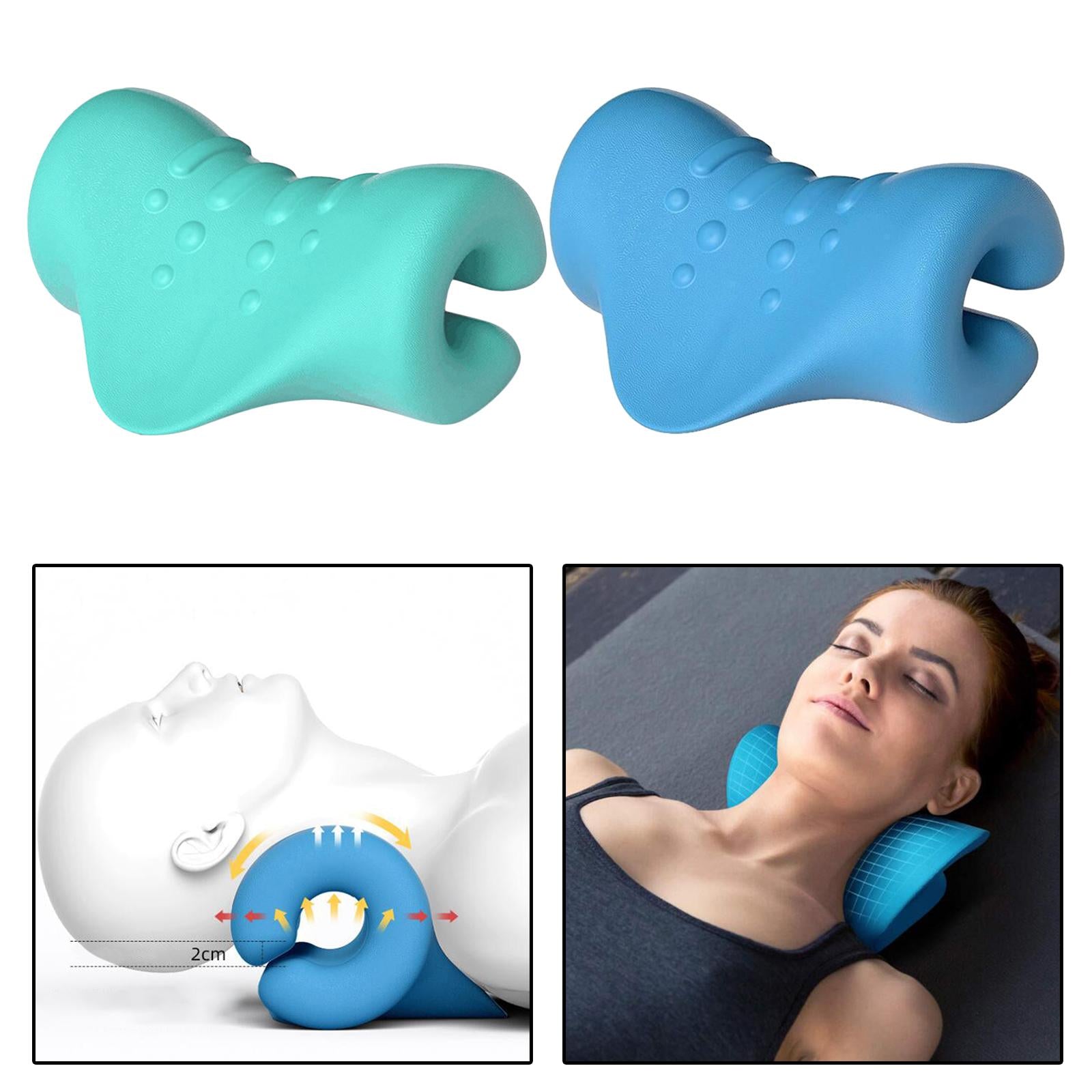 Portable Neck Stretcher Neck Traction Device Management Simple Blue