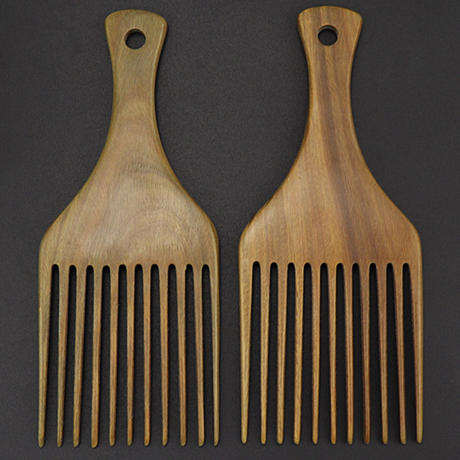 Pick Comb Brush Hairdressing Tool for Detangle Braid Sandalwood Home Use