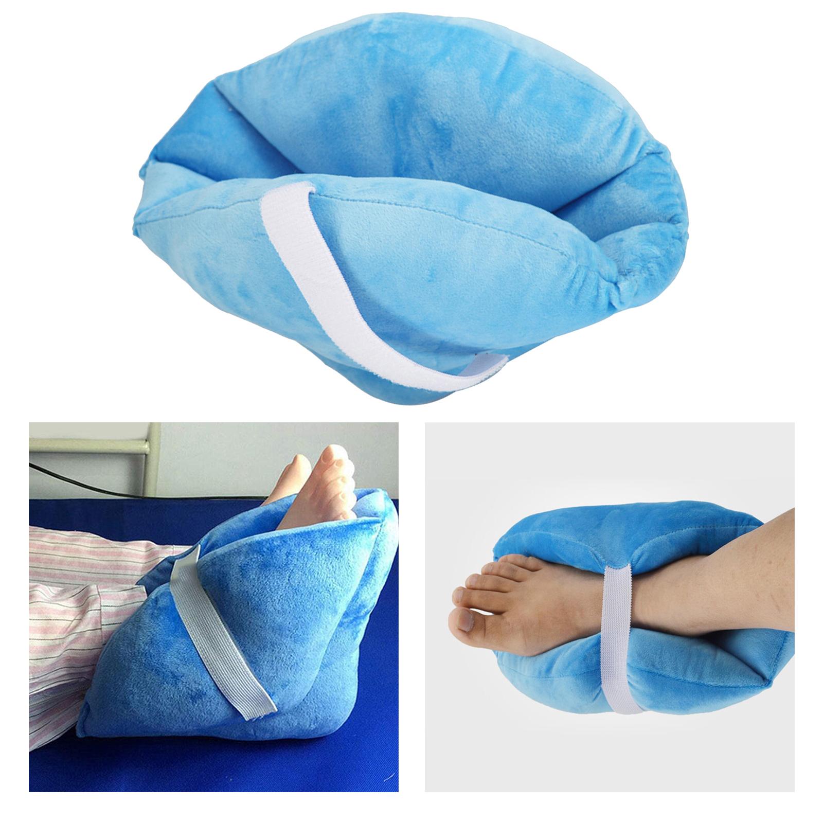 Ankle Foot Support Pillow Pressure Relieving Heel Cushion Elder Patient Blue