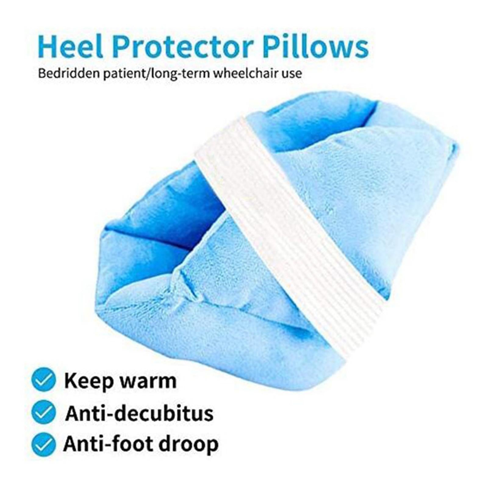 Ankle Foot Support Pillow Pressure Relieving Heel Cushion Elder Patient Blue