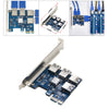 4 Ports USB 3.0 Super Fast 5Gbps PCI Express PCIe Expansion Card for Linux