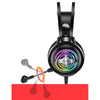 Bass Stereo Over Ear Gaming Headset Headphones for Gamer Black