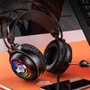 Bass Stereo Over Ear Gaming Headset Headphones for Gamer Black