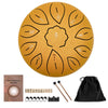 Mini 6 Inch Steel Tongue Drum and Carrying Bag Music Education Gift Present gold