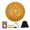 Mini 6 Inch Steel Tongue Drum and Carrying Bag Music Education Gift Present gold