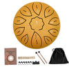 Mini 6 Inch Steel Tongue Drum and Carrying Bag Music Education Gift Present gold