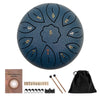 Mini 6 Inch Steel Tongue Drum and Carrying Bag Music Education Gift Present navy