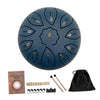 Mini 6 Inch Steel Tongue Drum and Carrying Bag Music Education Gift Present navy