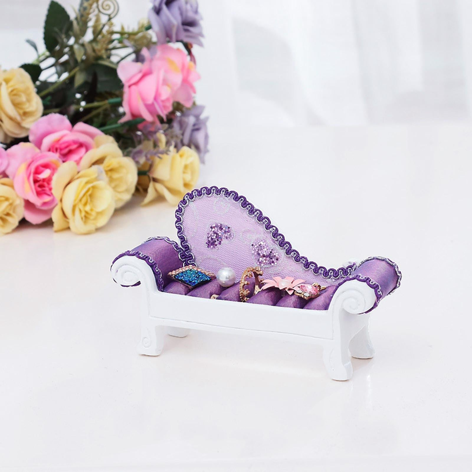 Novelty Ring Earring Holder Jewelry Display Stand Organizer Rack Sofa