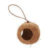 Natural Coconut Hut Bird Nest Toy Parrot Hamster Cage Toy Cockatiel House