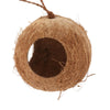 Natural Coconut Hut Bird Nest Toy Parrot Hamster Cage Toy Cockatiel House