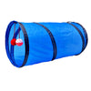 Tunnel of Fun, Collapsible One-Way Cat Tunnel Toy Play Tent Tube Toys Blue