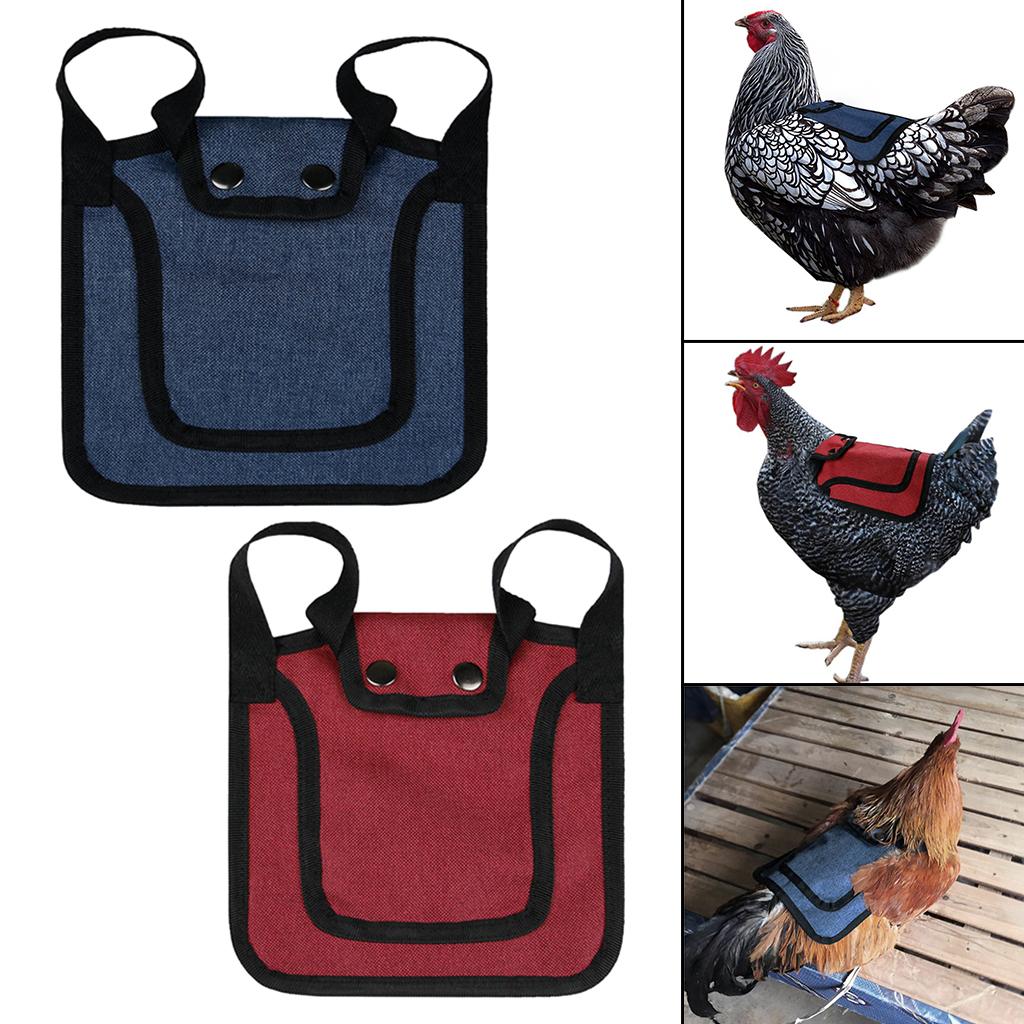 Chicken Saddle Chicken Jacket Straps Adjustable Hen Apron Chicken Apron Red