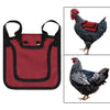 Chicken Saddle Chicken Jacket Straps Adjustable Hen Apron Chicken Apron Red