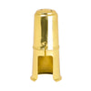 Brass Alto Saxophone Mouthpiece Protective Cap Cover with Ligature Fastener