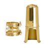 Solid Brass Tenor Saxophone Mouthpiece Protective Cap Cover Ligature Kit