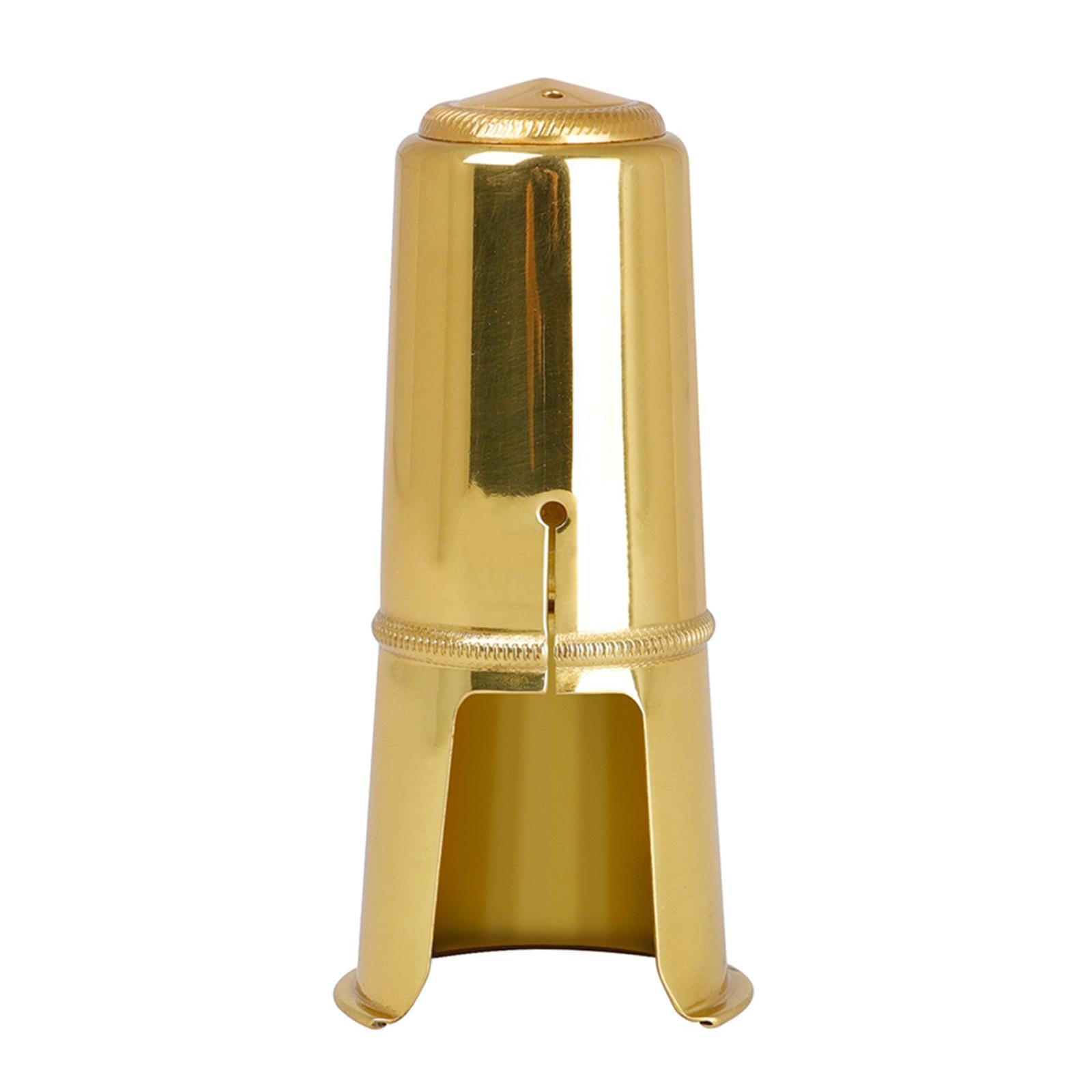 Solid Brass Tenor Saxophone Mouthpiece Protective Cap Cover Ligature Kit