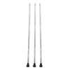 3pcs Metal Floor Tom Drum Legs Holder Non-slip Percussion Parts DIY Silver