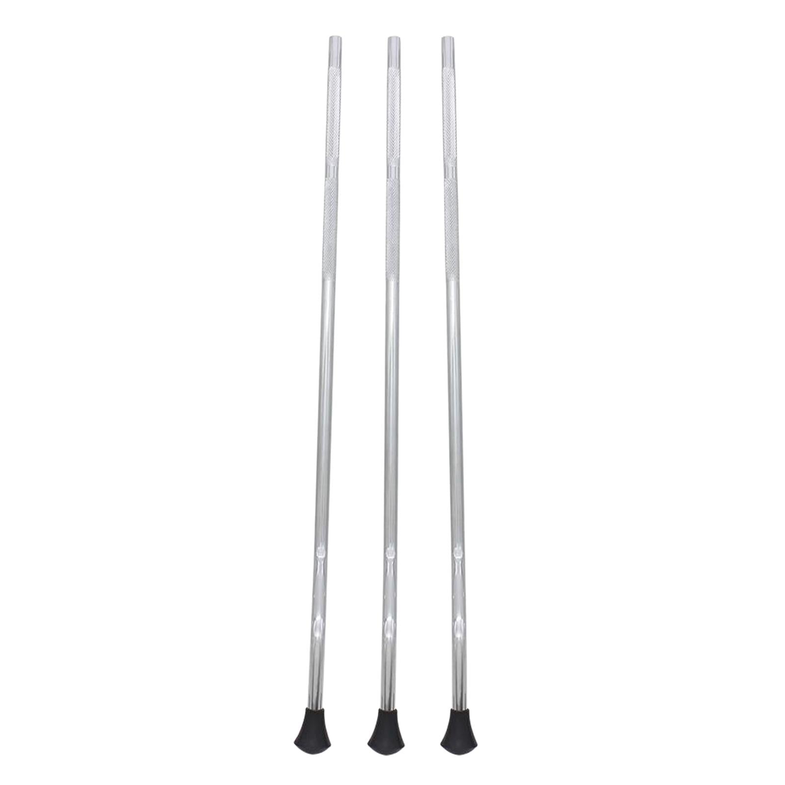 3pcs Metal Floor Tom Drum Legs Holder Non-slip Percussion Parts DIY Silver