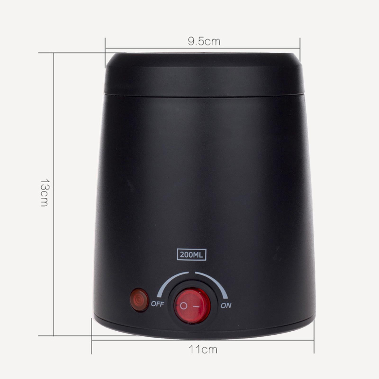 Wax Melter Professional Machine Hair Removal Wax Beans SPA Salon Accs 200cc Black