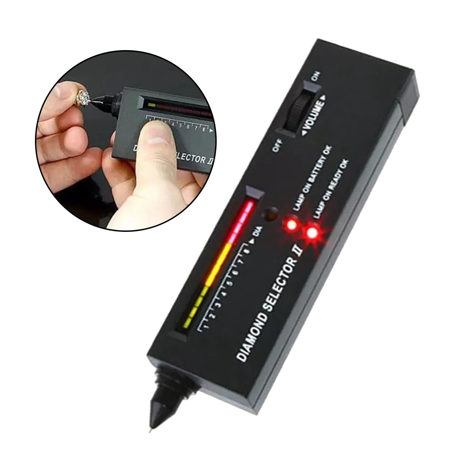 Moissanite Diamond Tester Selector II Illuminated Jewelry Gemstone Tool