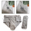 1 Piece with 2 Mats Unisex Cotton Underwear Light Absorbency Incontinence XL