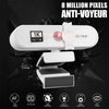 4K Full HD Streaming Webcam Autofocus for Live Broadcast 1k White