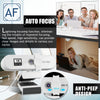 4K Full HD Streaming Webcam Autofocus for Live Broadcast 1k White